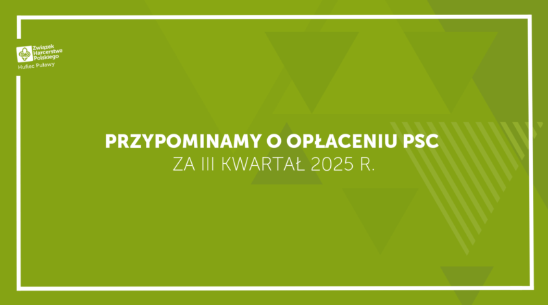 Podstawowa Składka Członkowska – III kwartał 2025 r.